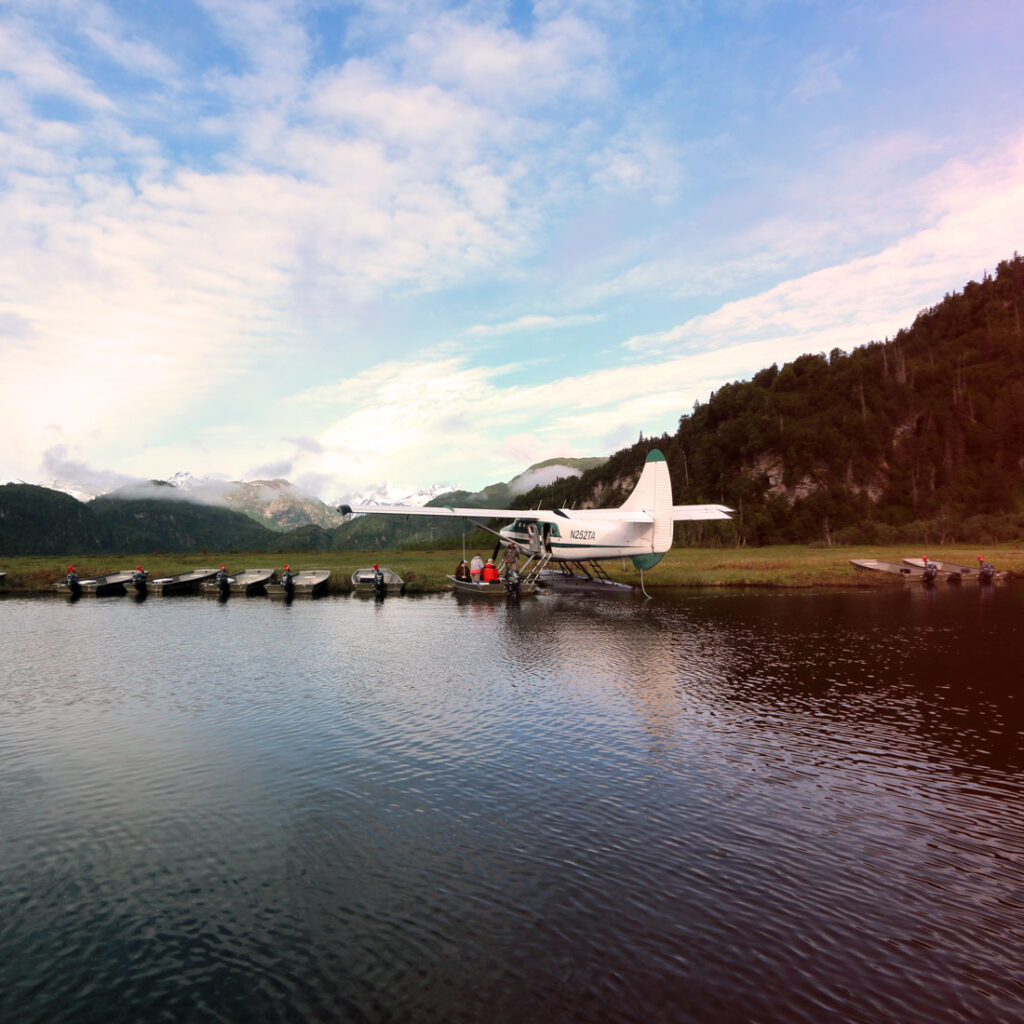 Alaska fly out fishing kenai peninsula guided salmon trip