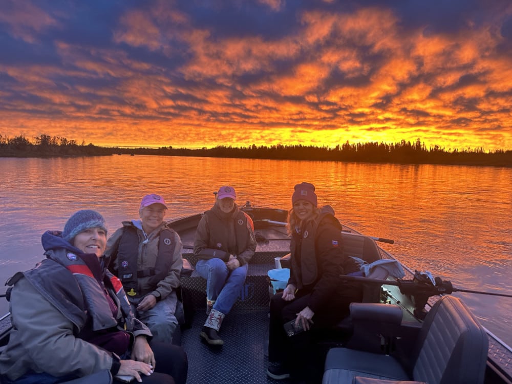 best alaska fishing sunrise over the Kenai River