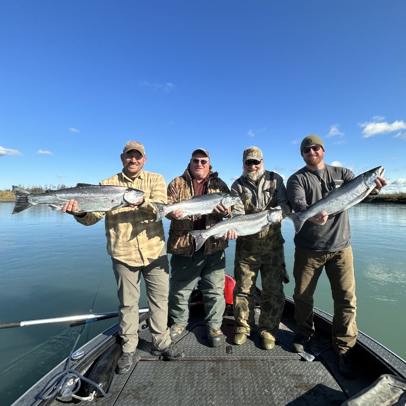 Kenai river Silver Salmon Guide Kenai Drift Anglers